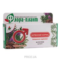 Кортес Красный корень 40 таблеток Флора-плант (KS-BAD-ChervonyiKorin-40)