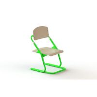 Pondi Детский регулируемый стул Клен/Зеленый