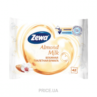 Zewa Туалетная бумага Almond Milk 42 шт