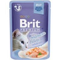 Brit Premium with Salmon Fillets in Jelly for Adult Cats 85 гр