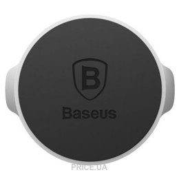 Автомобильный держатель Baseus Small ears series Magnetic suction bracket (Flat type) Silver (SUER-C0S)