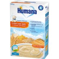 Humana 5 злаков с печеньем с 6 месяцев 200 г (4031