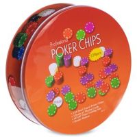Фото SP-Sport Набір для покеру в круглій металевій коро
