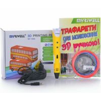 Фото MyRiwell ® RP-100A yellow 3D ручка MyRiwell RP100A
