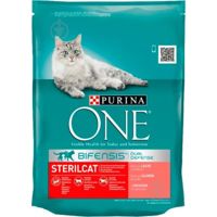 ONE Корм Purina One SterilCat с лососем и пшеницей