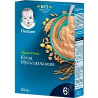 Каша безмолочная Gerber от 6 месяцев быстрораствор