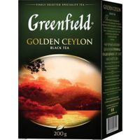 Greenfield Черный Листовой чай Golden Ceylon, 200 г