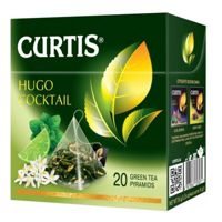 Curtis Чай зеленый с добавками пакетированный Hugo Coctail 20 пакетиков