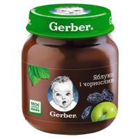 Фото Gerber Пюре фруктовое Gerber Яблоко и чернослив, 1