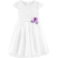 OshKosh Плаття біле з фіолетовими квітами Розміри: