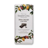 Simon Coll Чорный Шоколад 70% із шматочками какао 