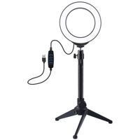 Кільцева USB LED лампа Puluz PKT3031 4.7&#039; + настіл